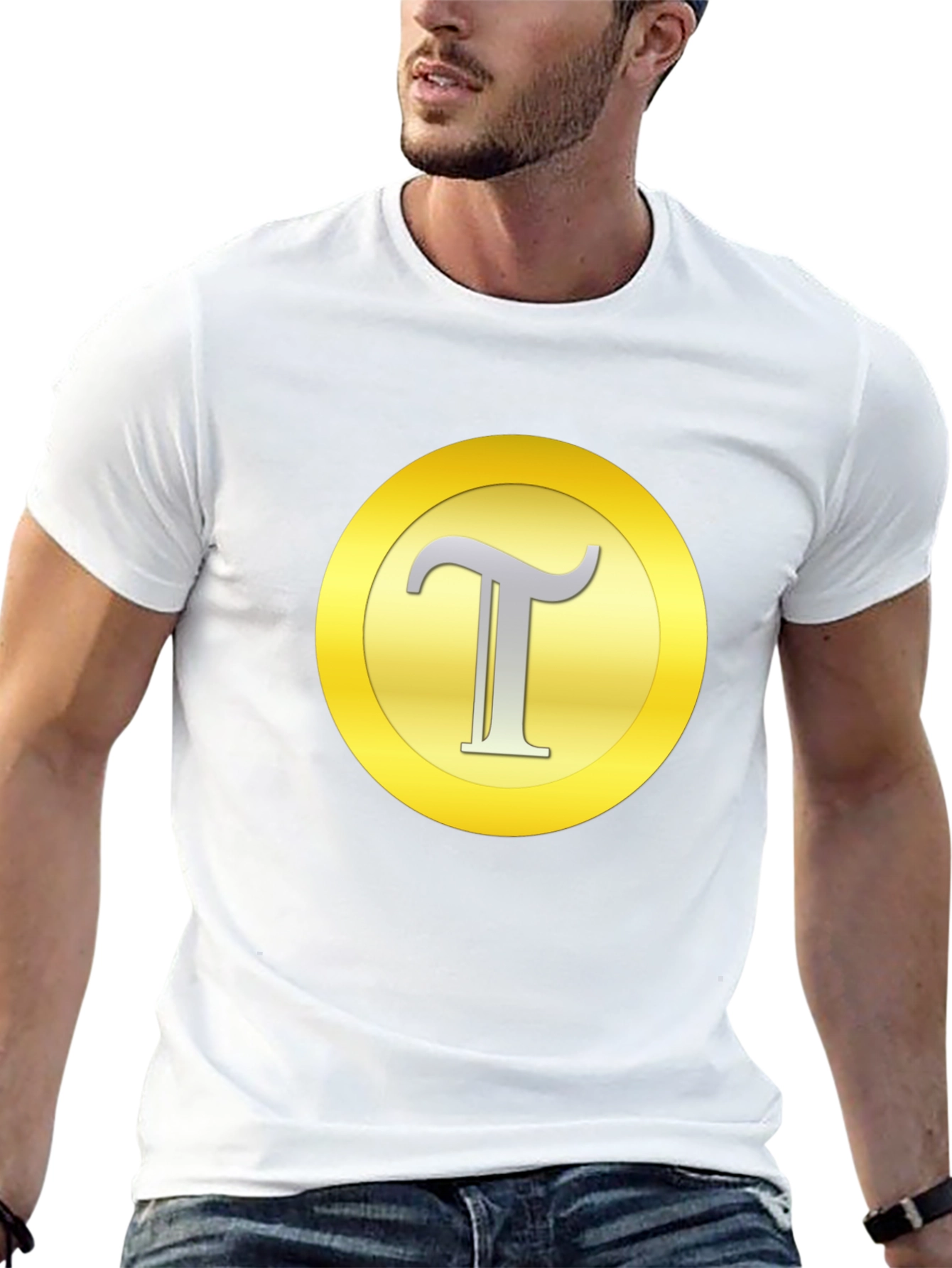 Tau Symbol Black T-Shirt
