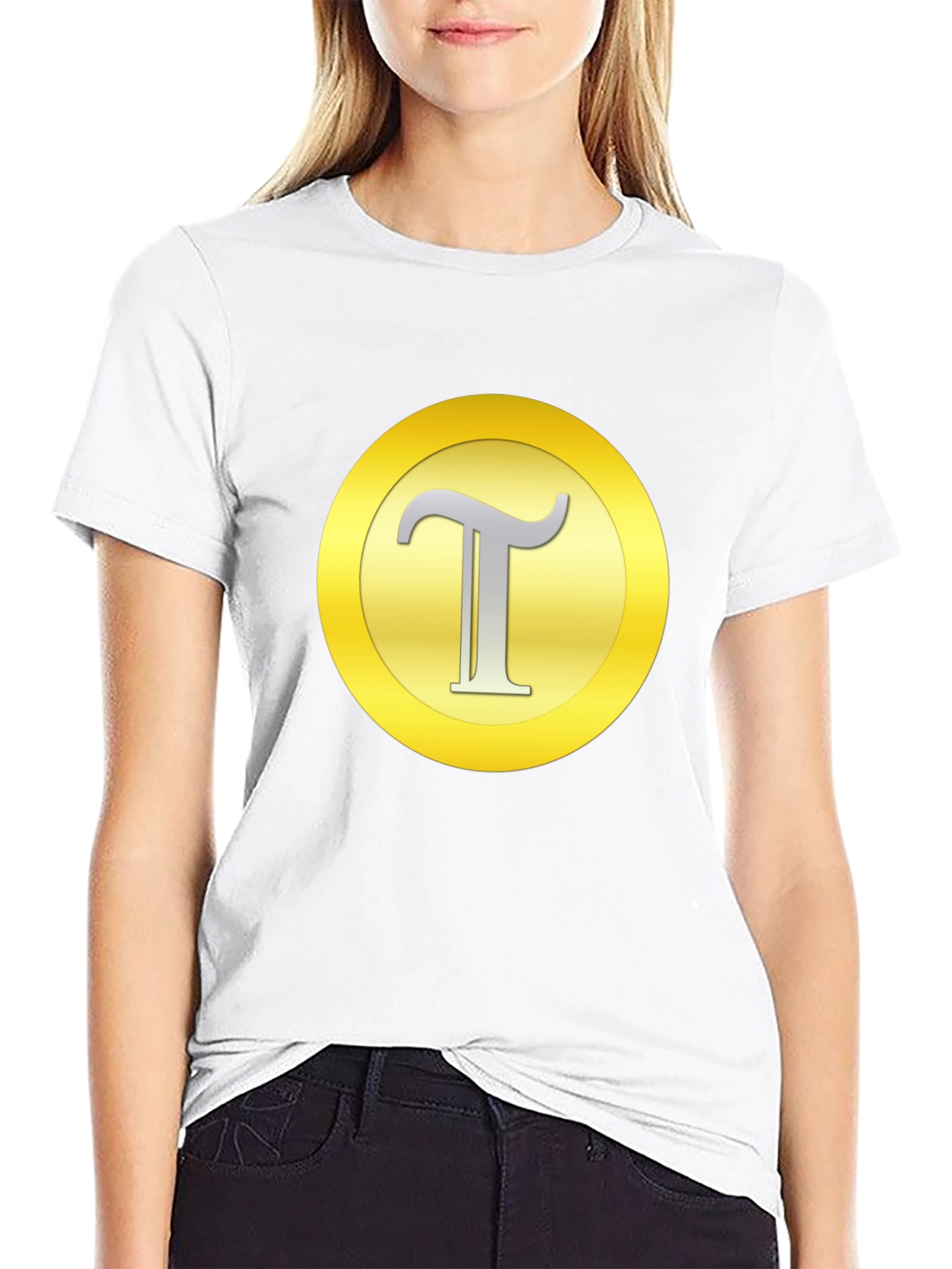 Tau Symbol Black T-Shirt