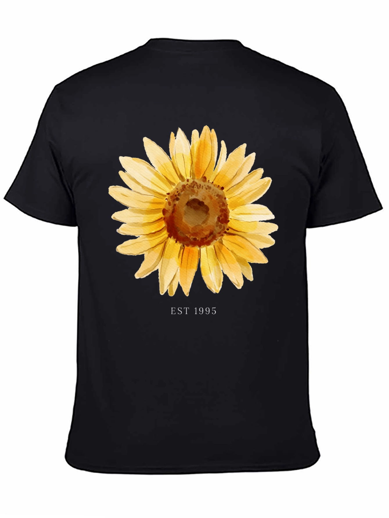 Sunflower EST 1995 Black T-Shirt