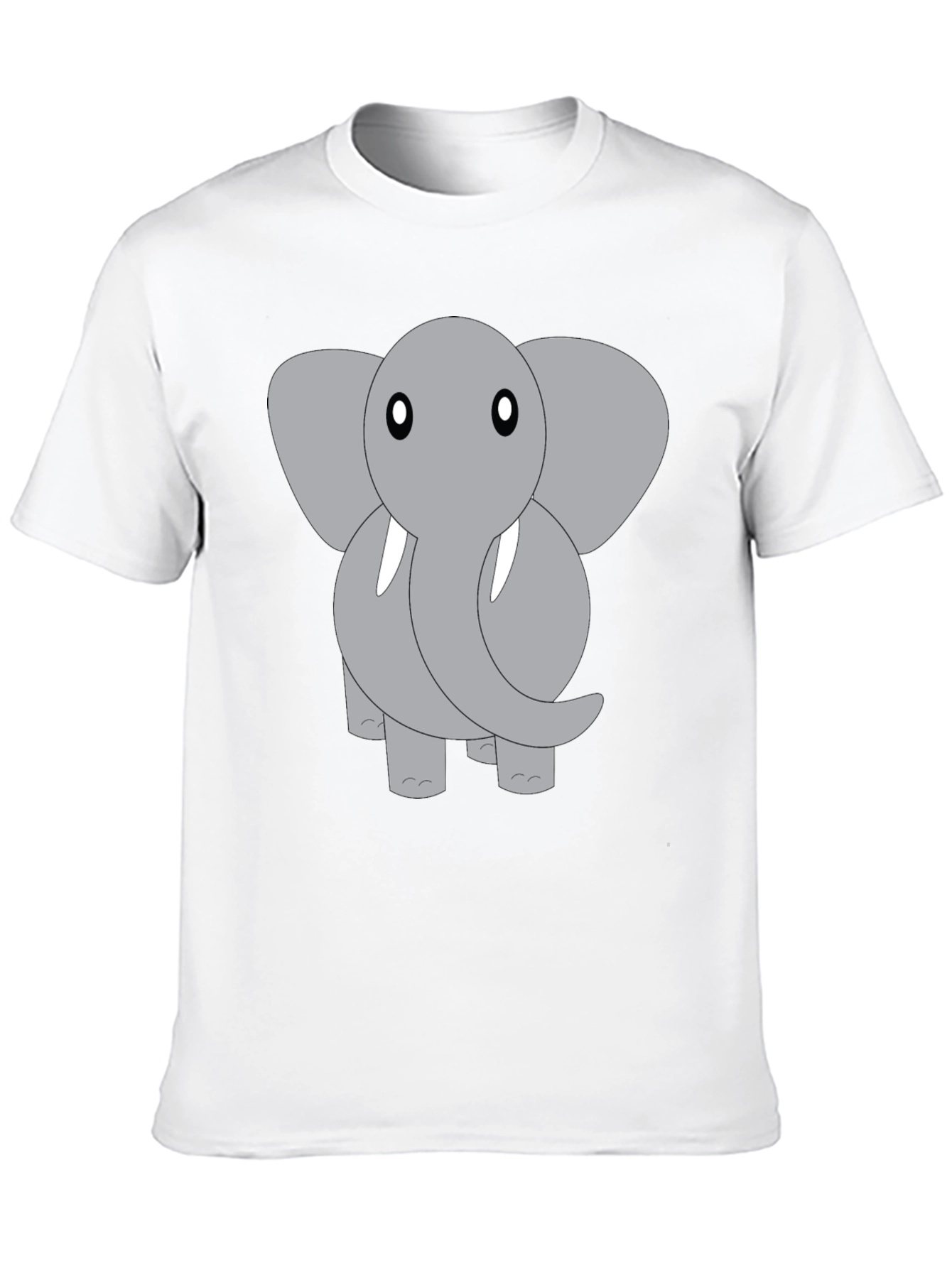 Elephant Graphic Tee - Cute Animal Design