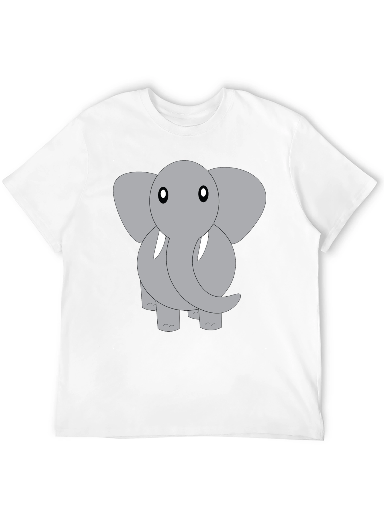 Elephant Graphic Tee - Cute Animal Design
