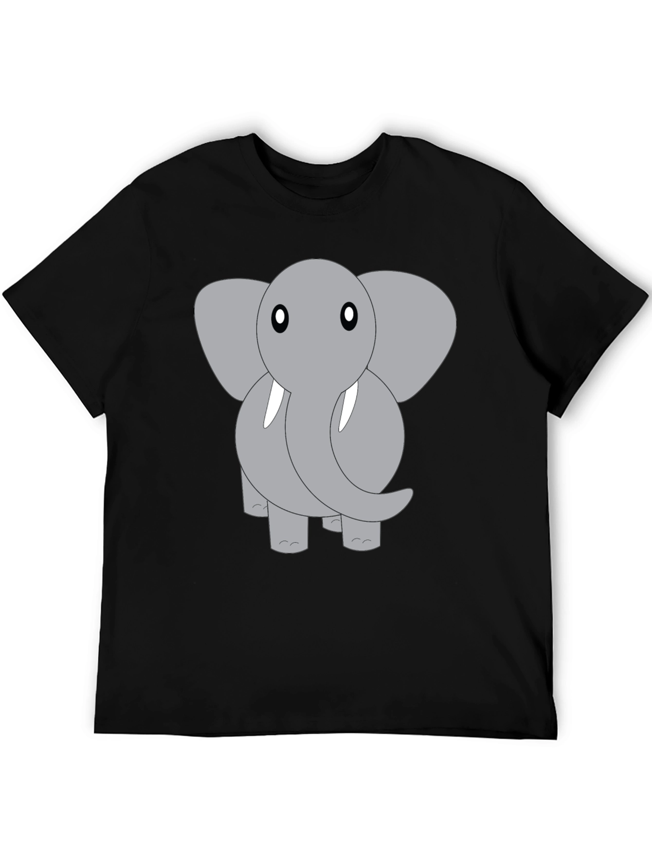 Elephant Graphic Tee - Cute Animal Design
