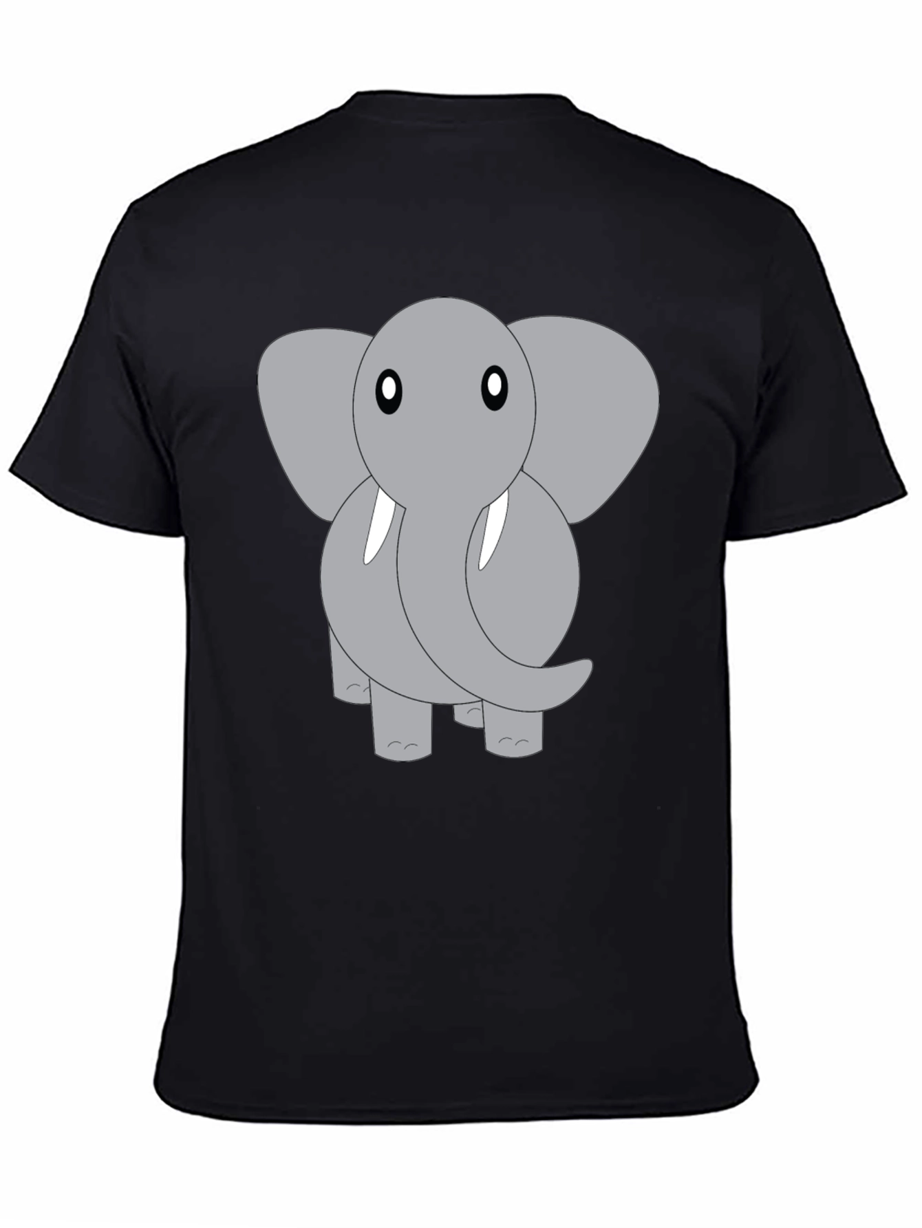 Elephant Graphic Tee - Cute Animal Design