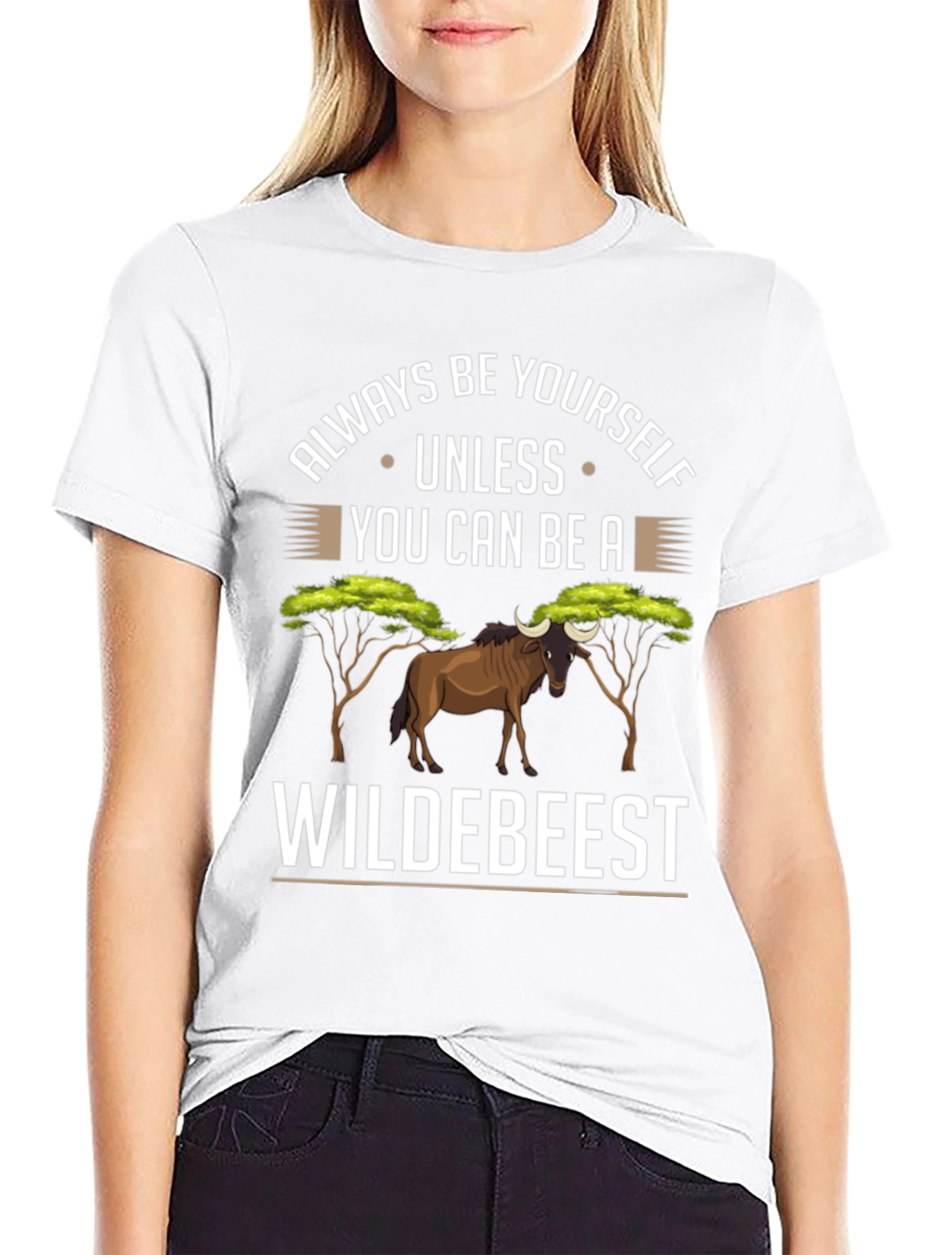 Wildebeest Graphic T-Shirt - Always Be Yourself