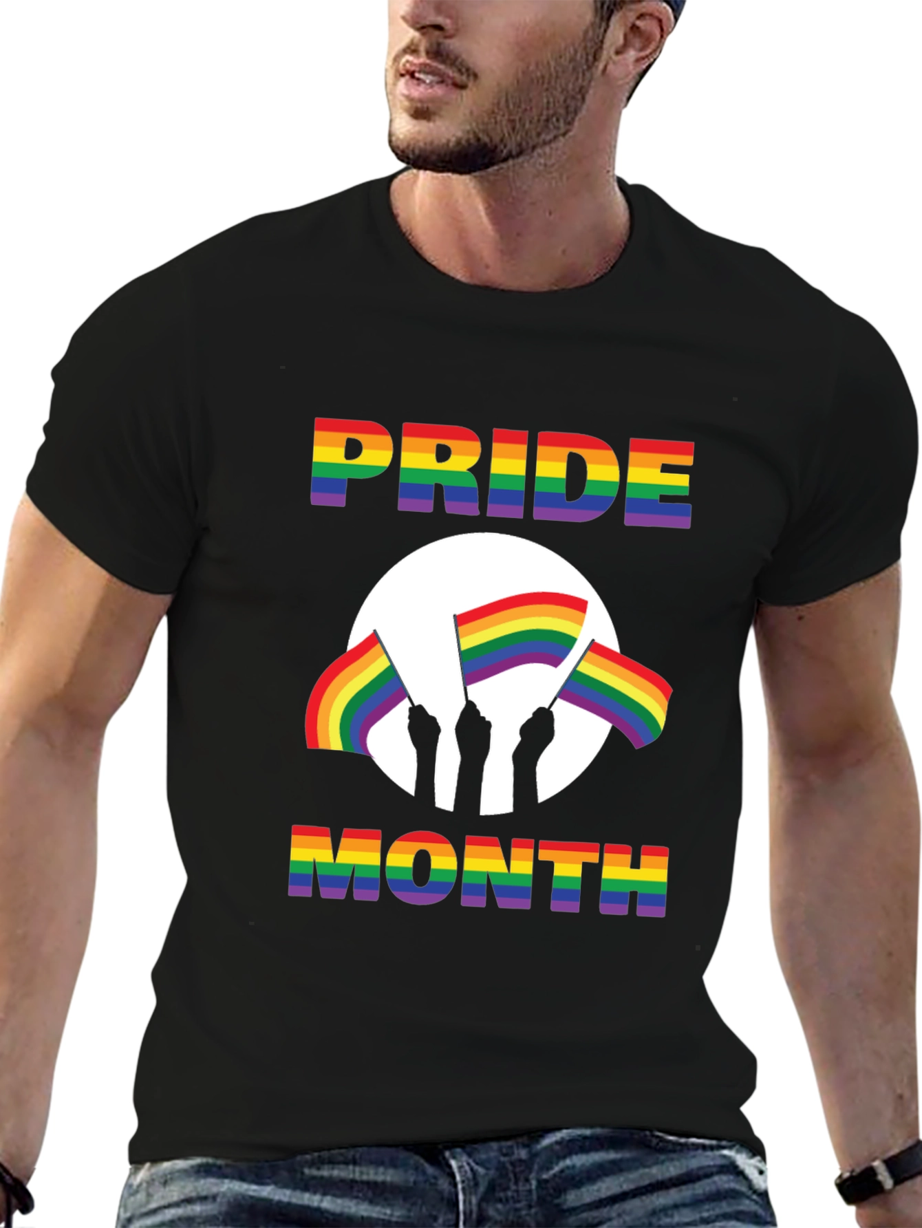 Pride Month Rainbow Flag T-Shirt
