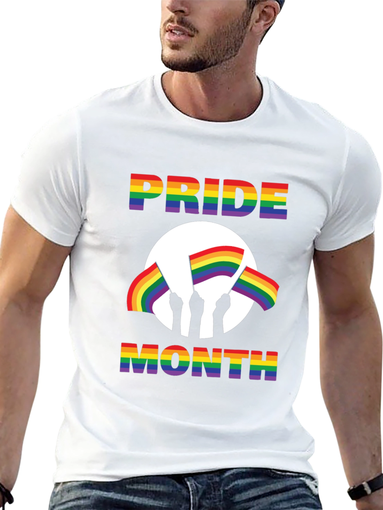 Pride Month Rainbow Flag T-Shirt