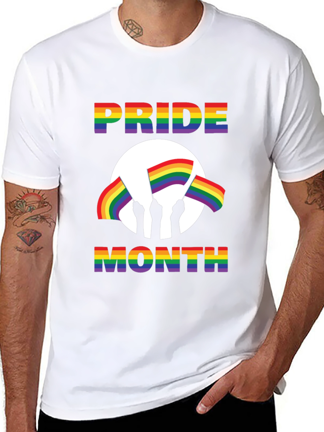 Pride Month Rainbow Flag T-Shirt