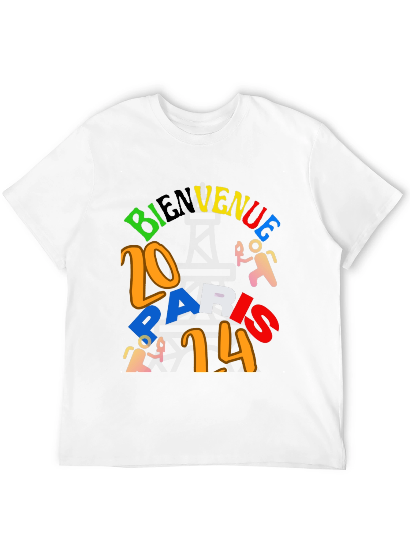 Bienvenue Paris 2014 Graphic T-Shirt