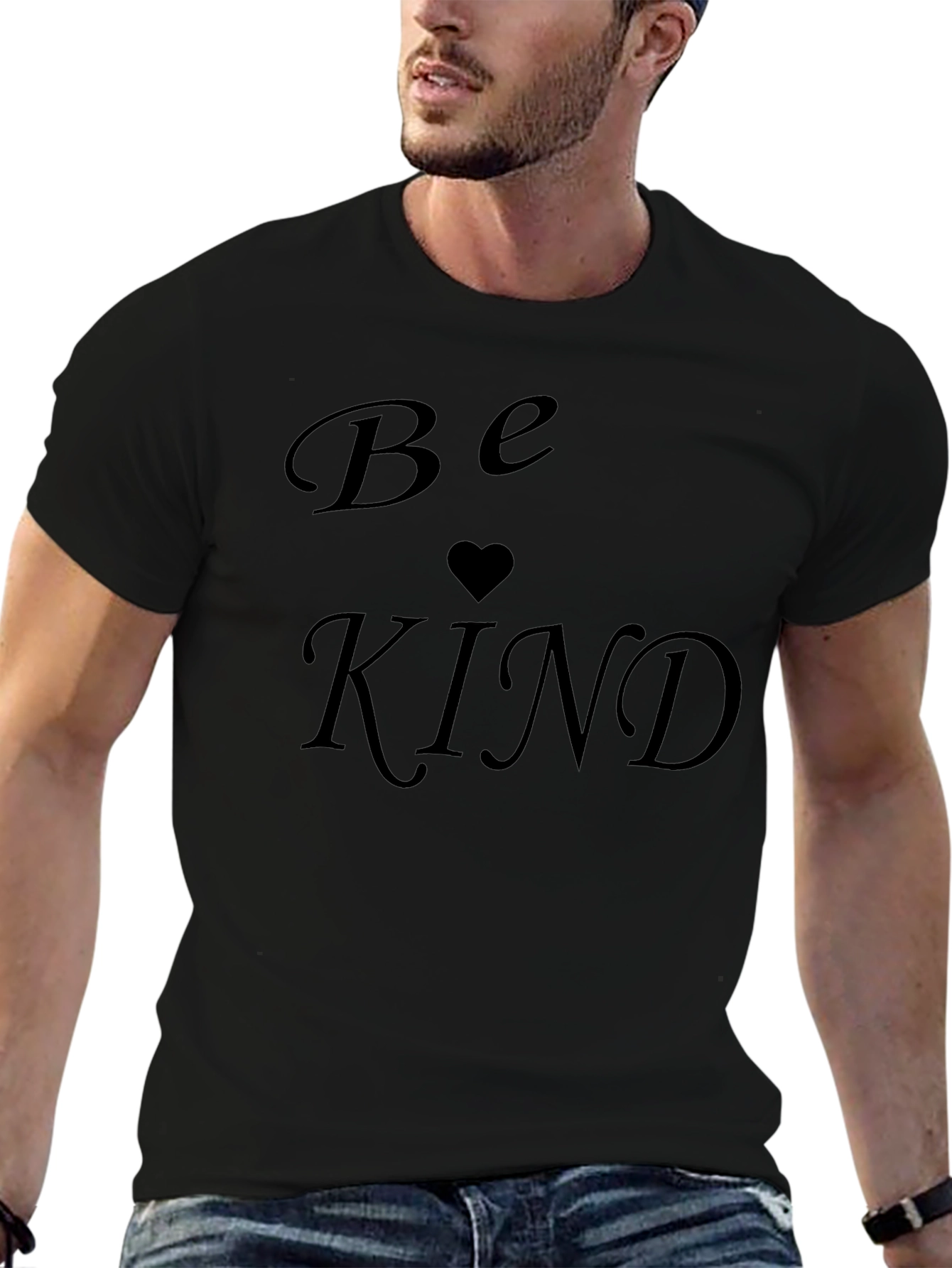 Be Kind Graphic T-Shirt - Black