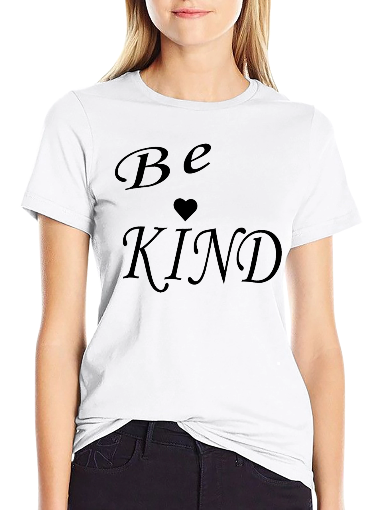 Be Kind Graphic T-Shirt - Black