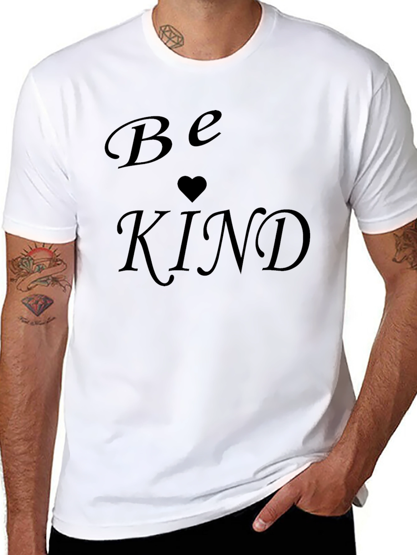 Be Kind Graphic T-Shirt - Black