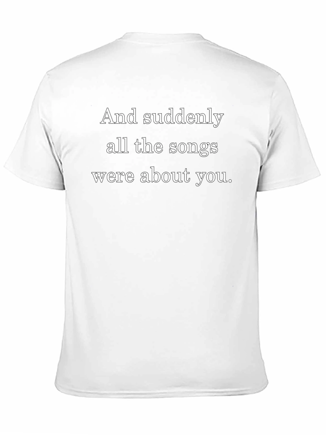 Song About You Graphic Tee - Trendy Casual Style