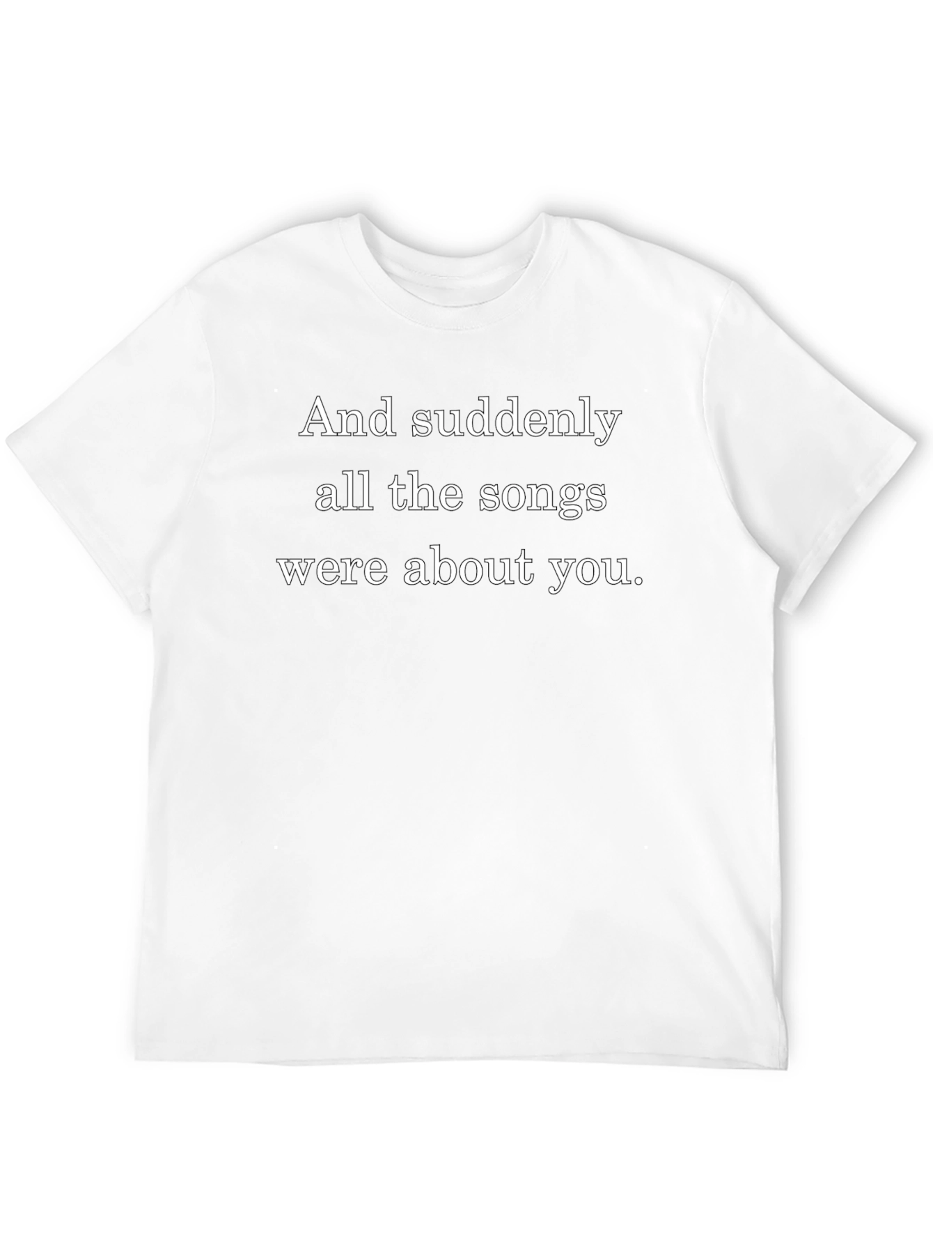 Song About You Graphic Tee - Trendy Casual Style