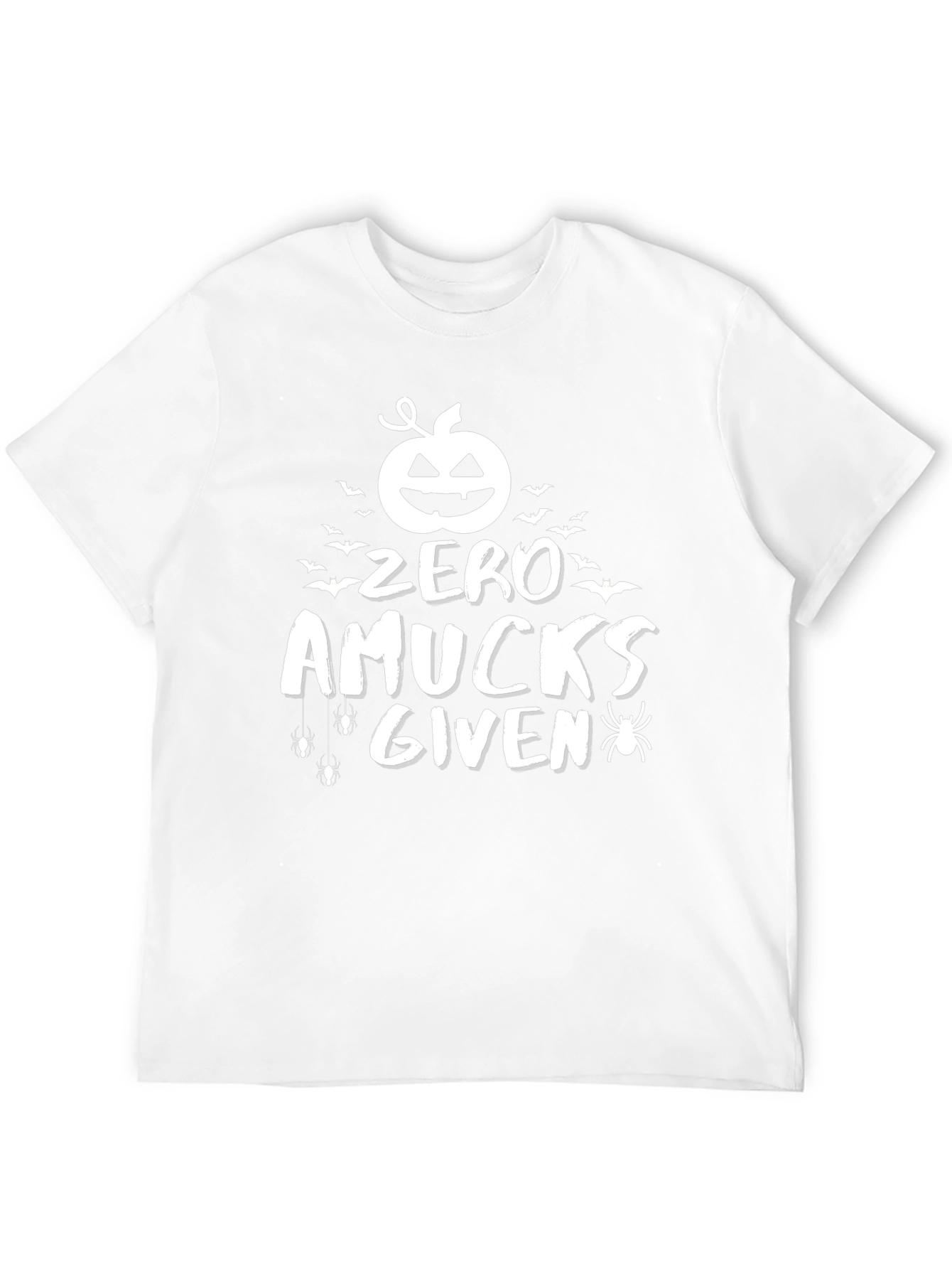 Zero Amucks Given Halloween Graphic Tee