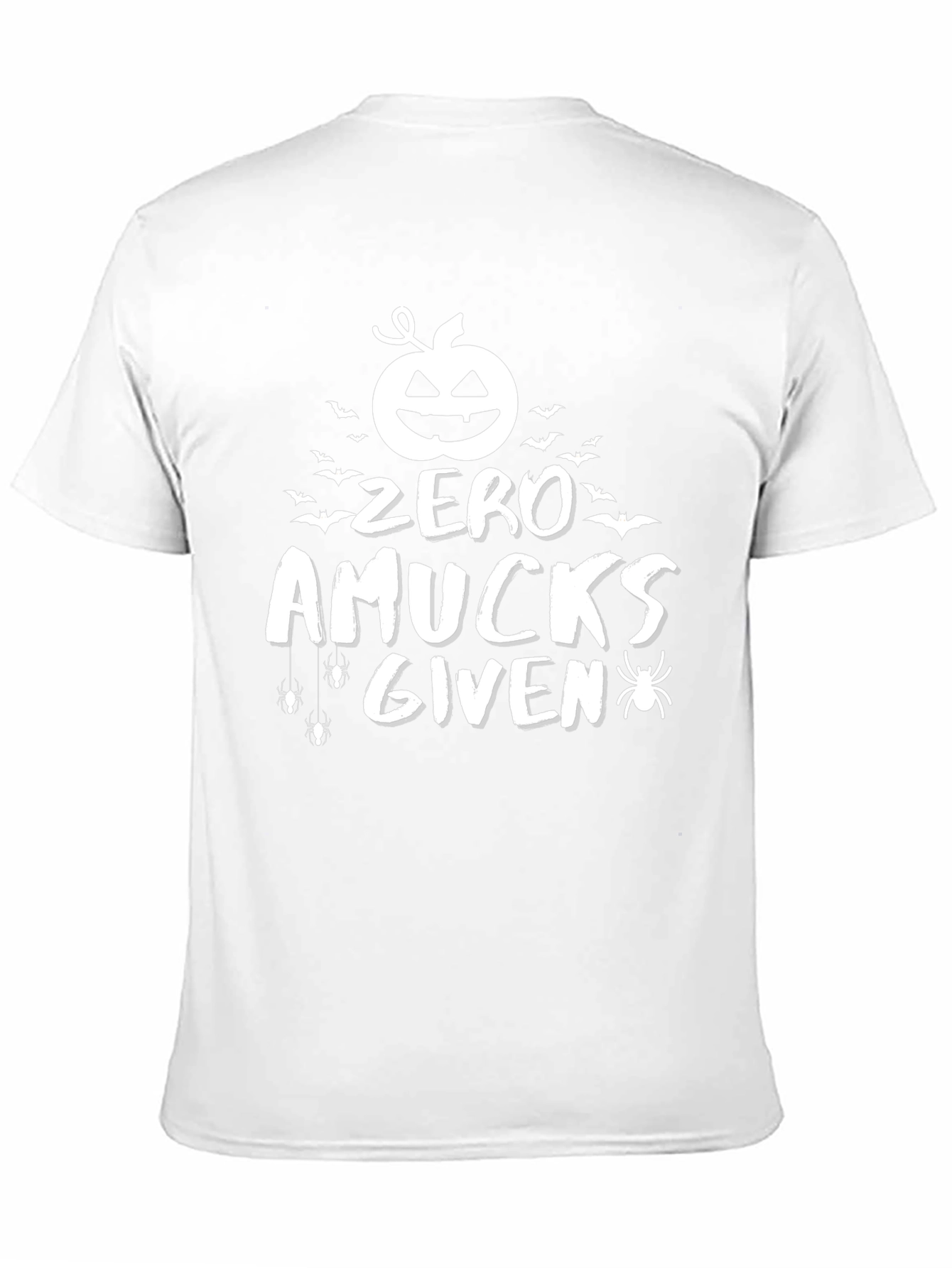 Zero Amucks Given Halloween Graphic Tee