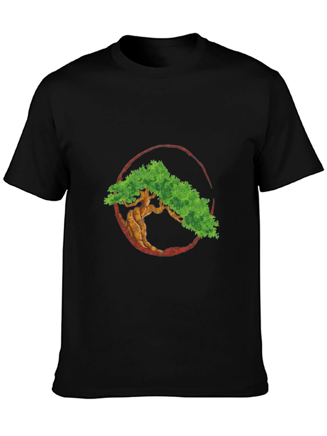 Bonsai Tree Graphic Tee - Zen Style