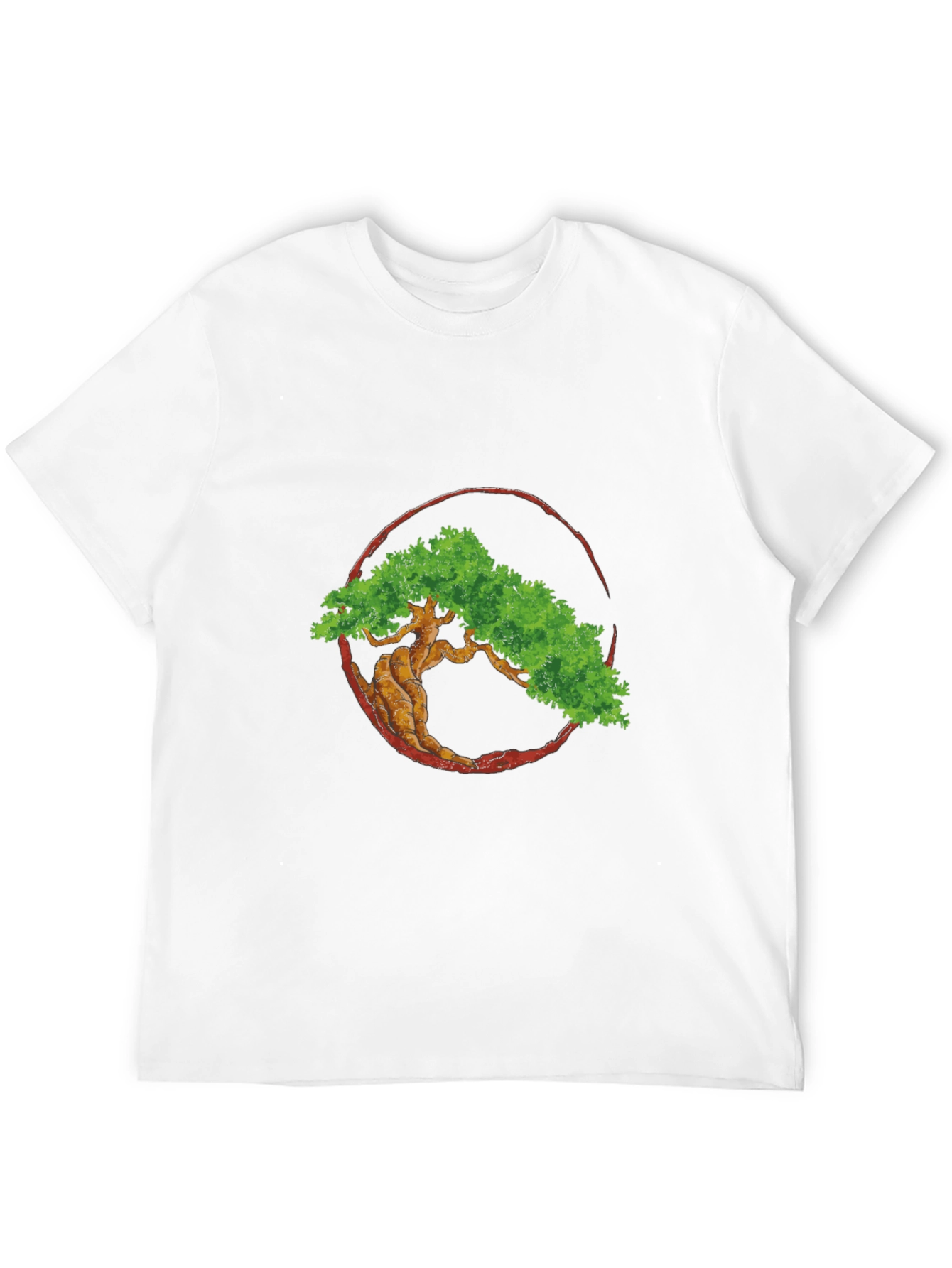 Bonsai Tree Graphic Tee - Zen Style