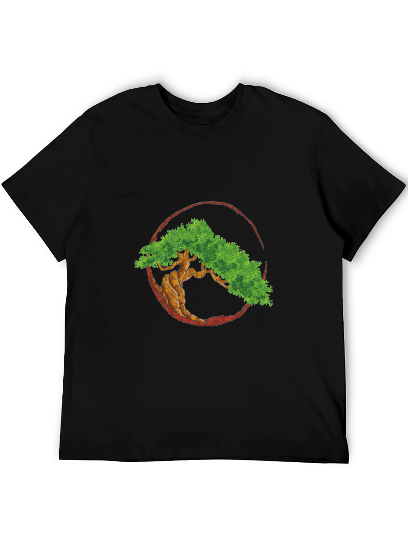 Bonsai Tree Graphic Tee - Zen Style