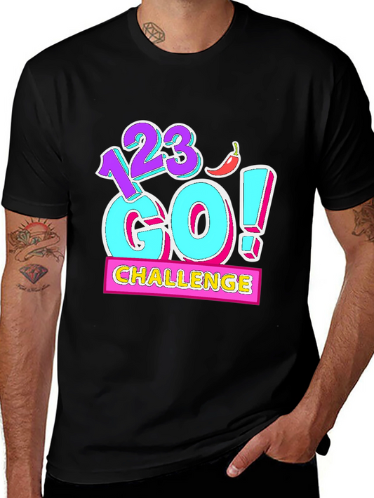 123 Go! Challenge Graphic Tee - Black