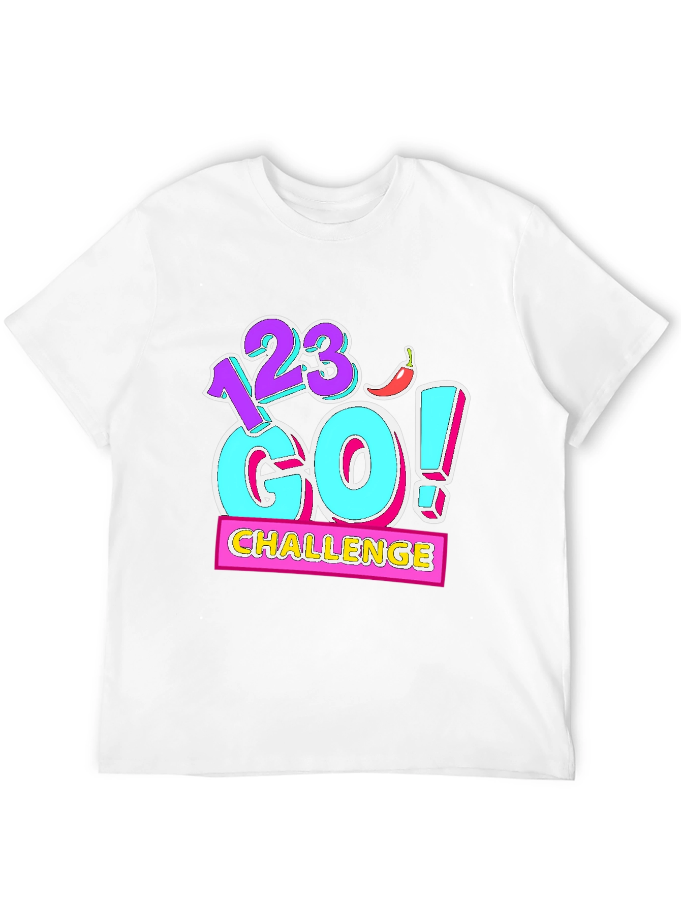 123 Go! Challenge Graphic Tee - Black