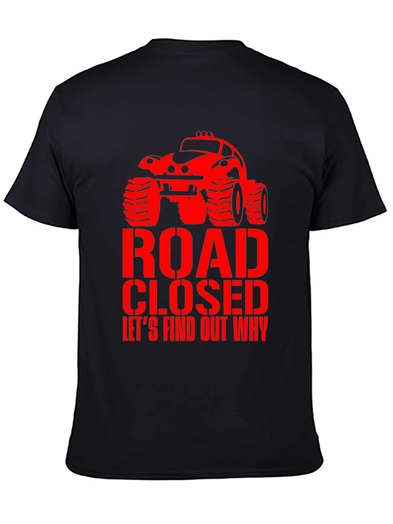 Road Closed Monster Truck Graphic Tee