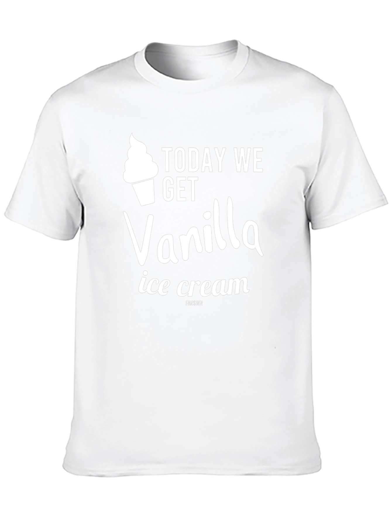 Vanilla Ice Cream T-Shirt - Black Graphic Tee