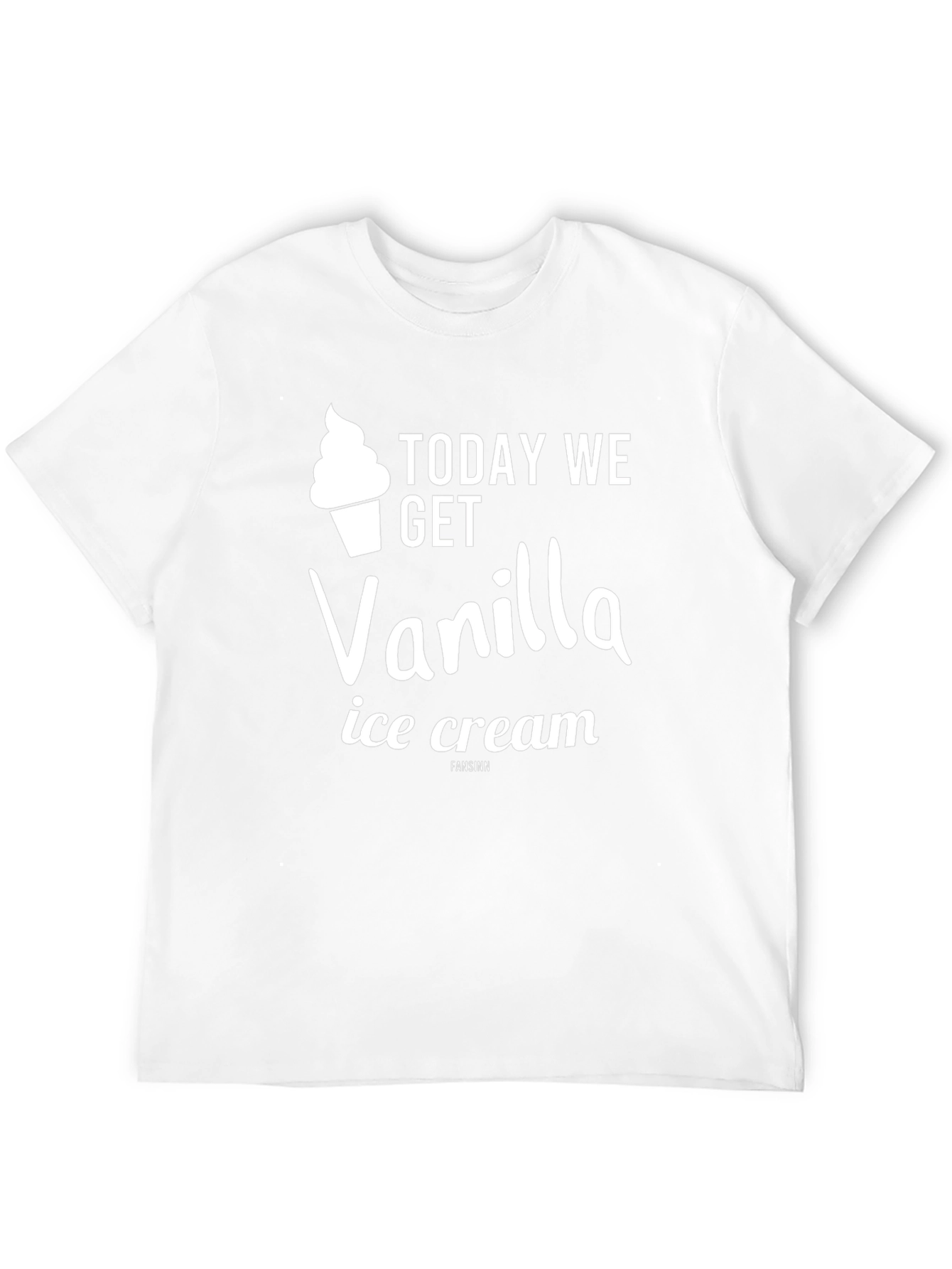 Vanilla Ice Cream T-Shirt - Black Graphic Tee