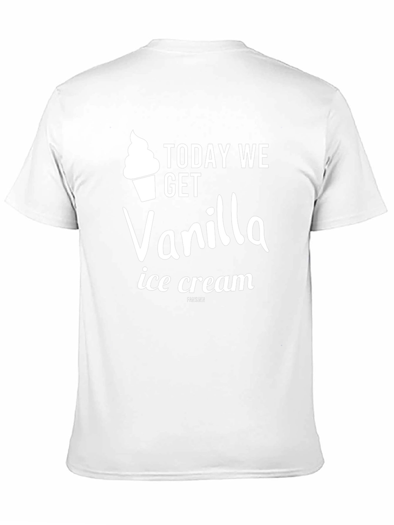 Vanilla Ice Cream T-Shirt - Black Graphic Tee