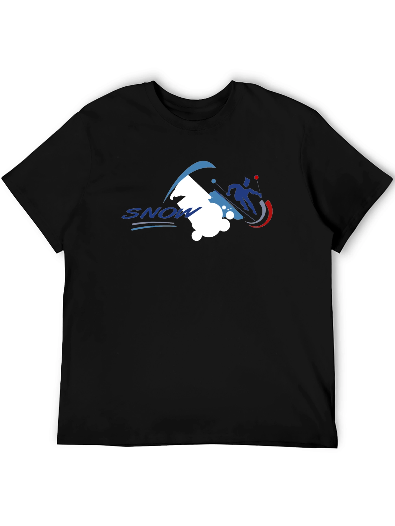Snow Sports Graphic Tee - Black