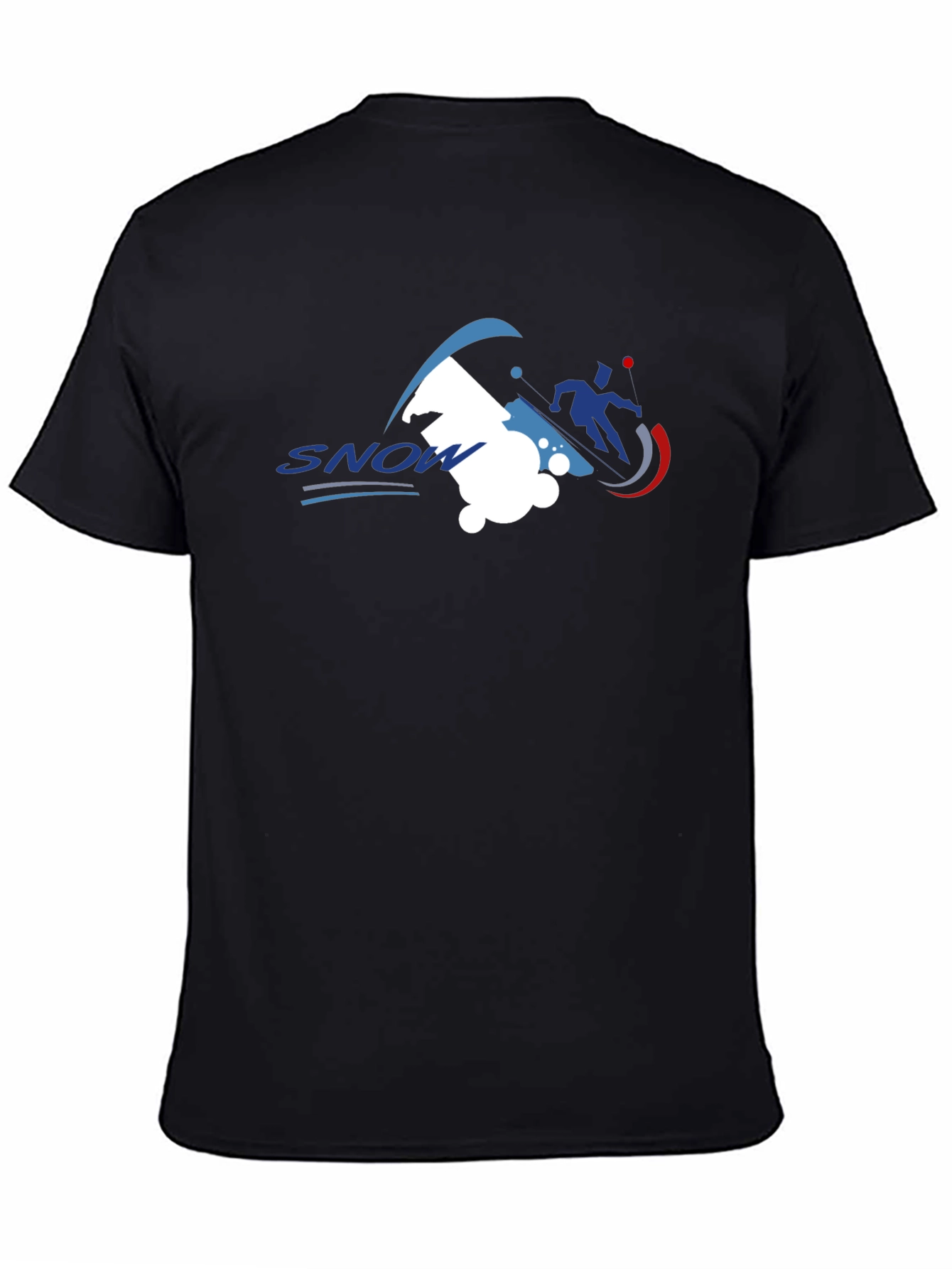 Snow Sports Graphic Tee - Black