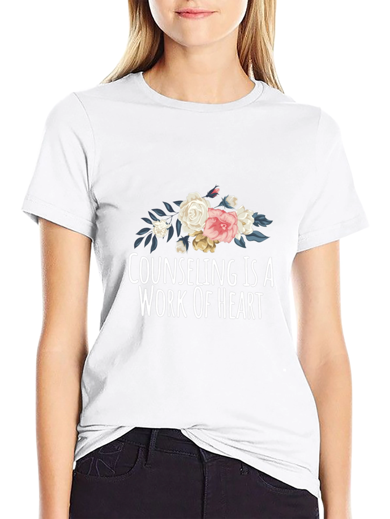 Counseling is a Work of Heart Graphic Tee
