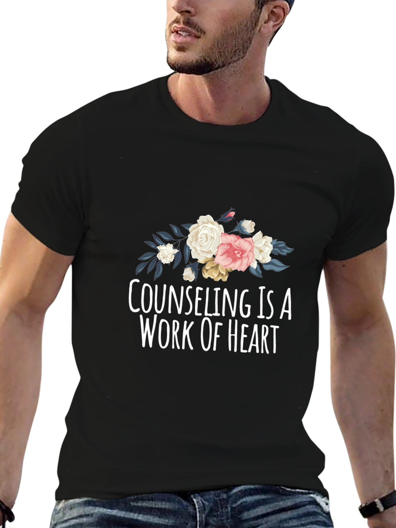 Counseling is a Work of Heart Graphic Tee