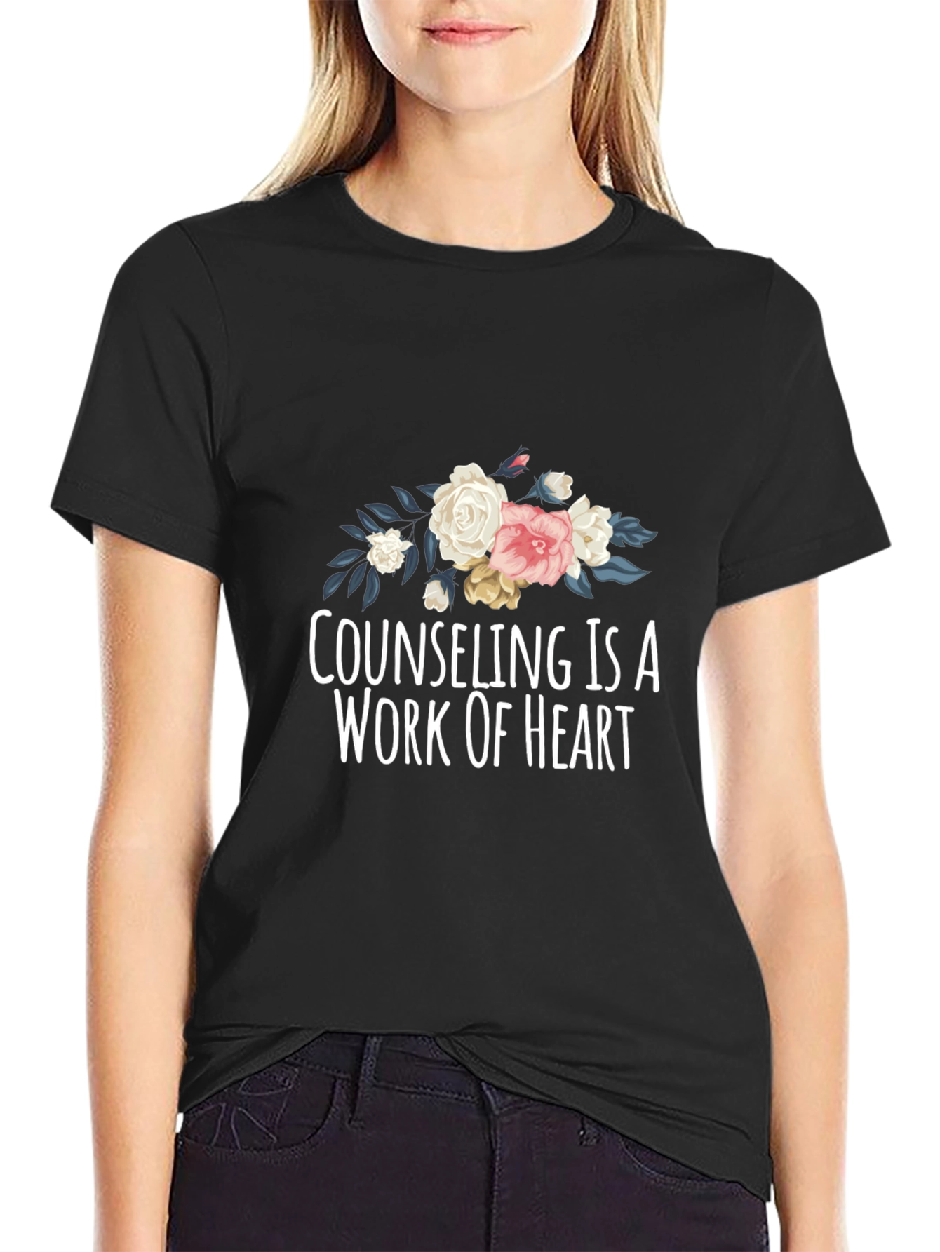Counseling is a Work of Heart Graphic Tee