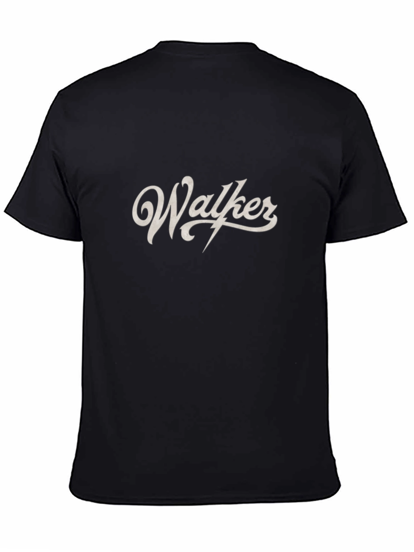 Walker Graphic Tee - Stylish Black Cotton T-Shirt