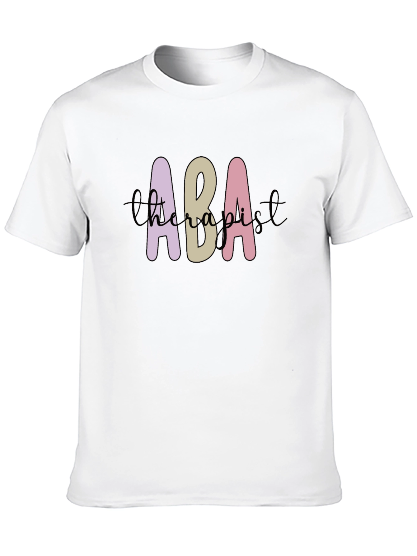 ABA Therapist Graphic T-Shirt - Black Cotton Tee