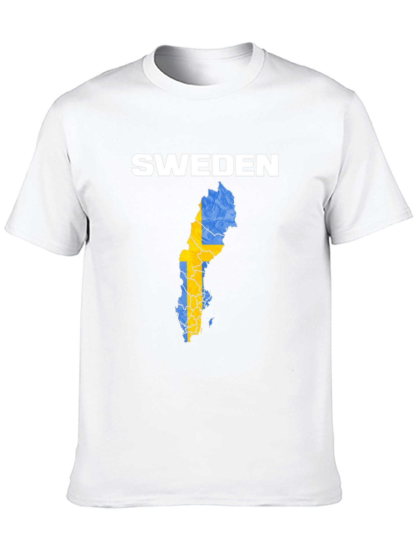 Sweden Map Flag T-Shirt | Country Pride Tee