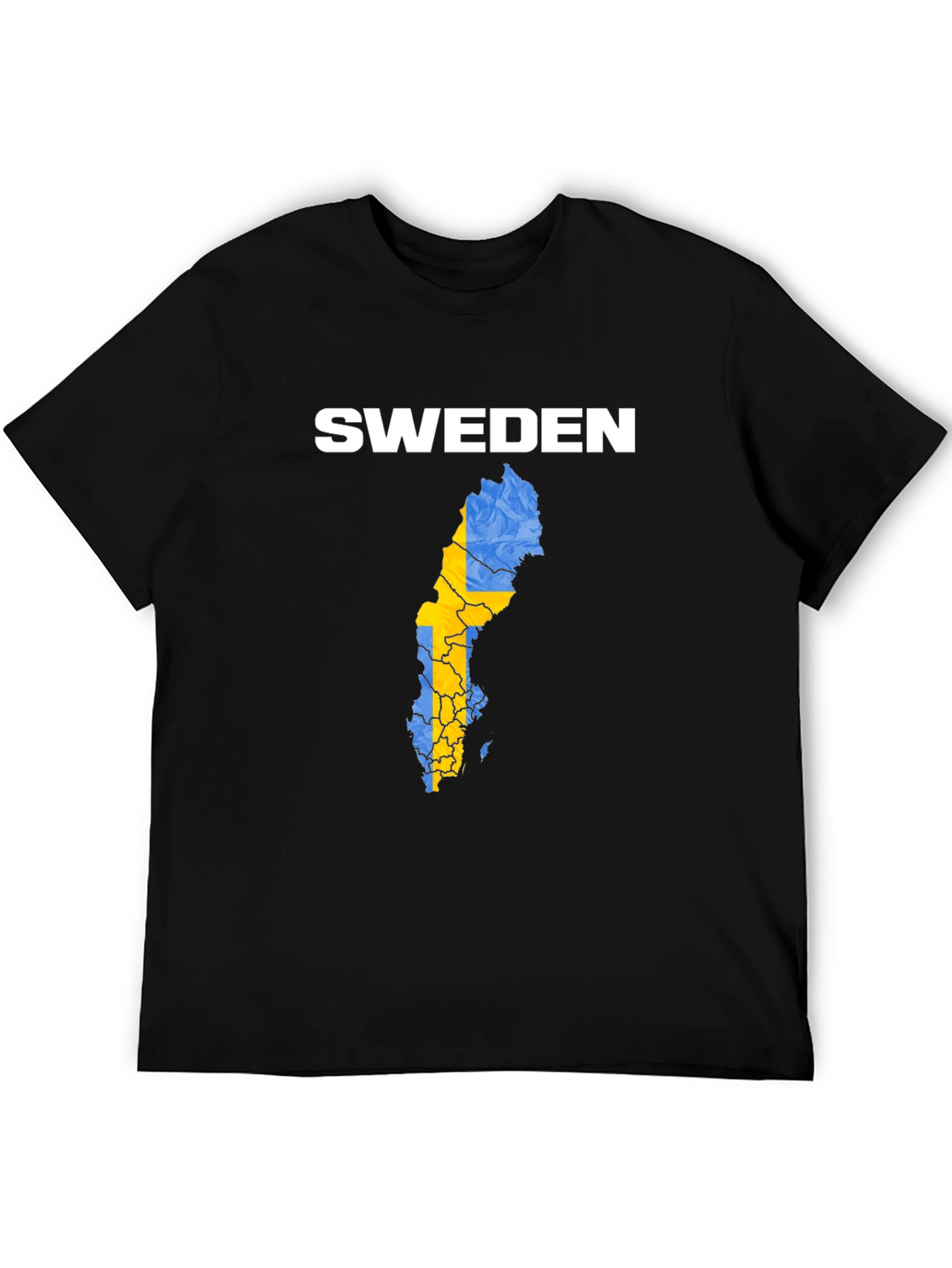 Sweden Map Flag T-Shirt | Country Pride Tee