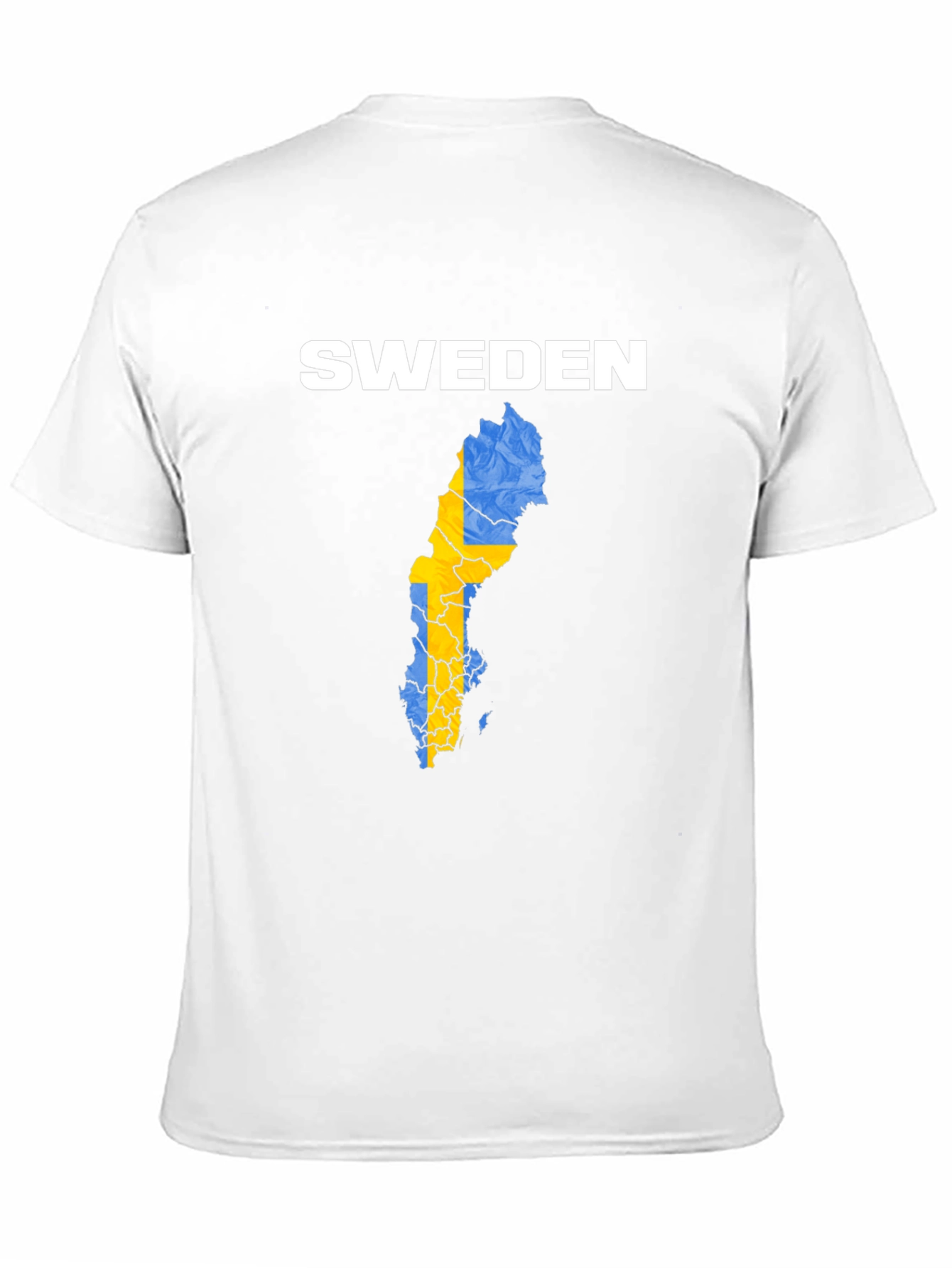 Sweden Map Flag T-Shirt | Country Pride Tee