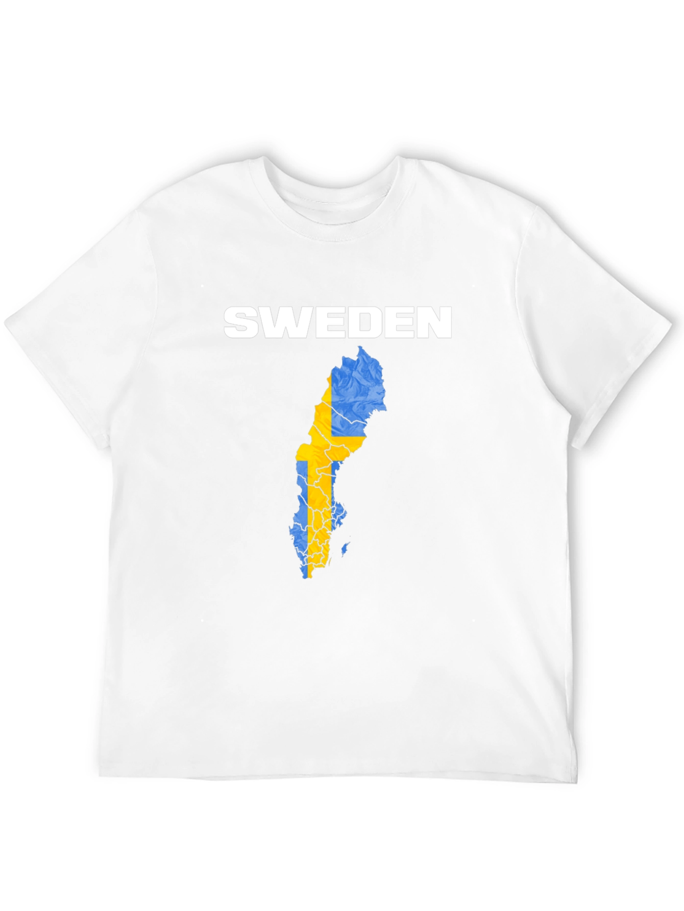 Sweden Map Flag T-Shirt | Country Pride Tee