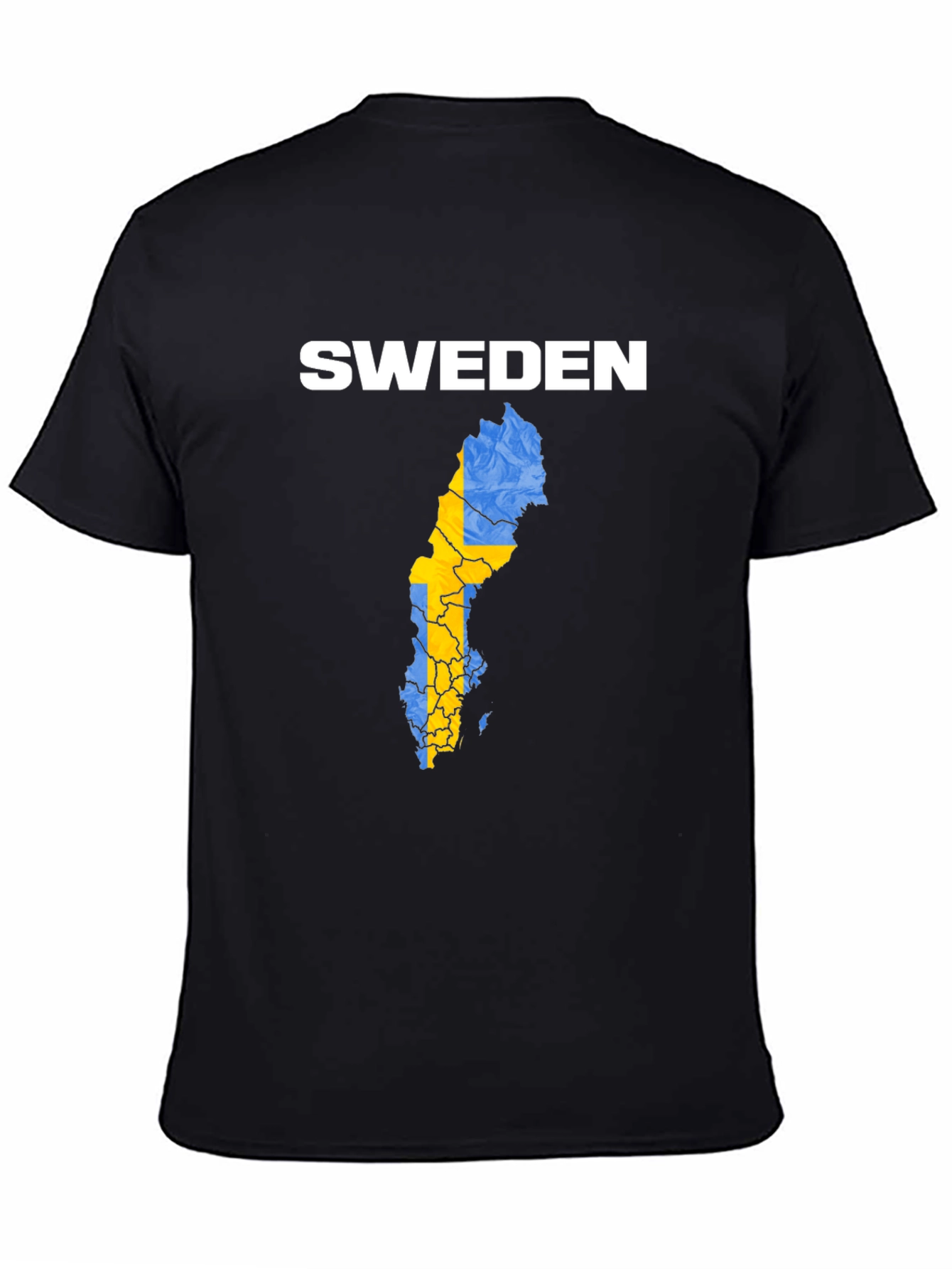 Sweden Map Flag T-Shirt | Country Pride Tee
