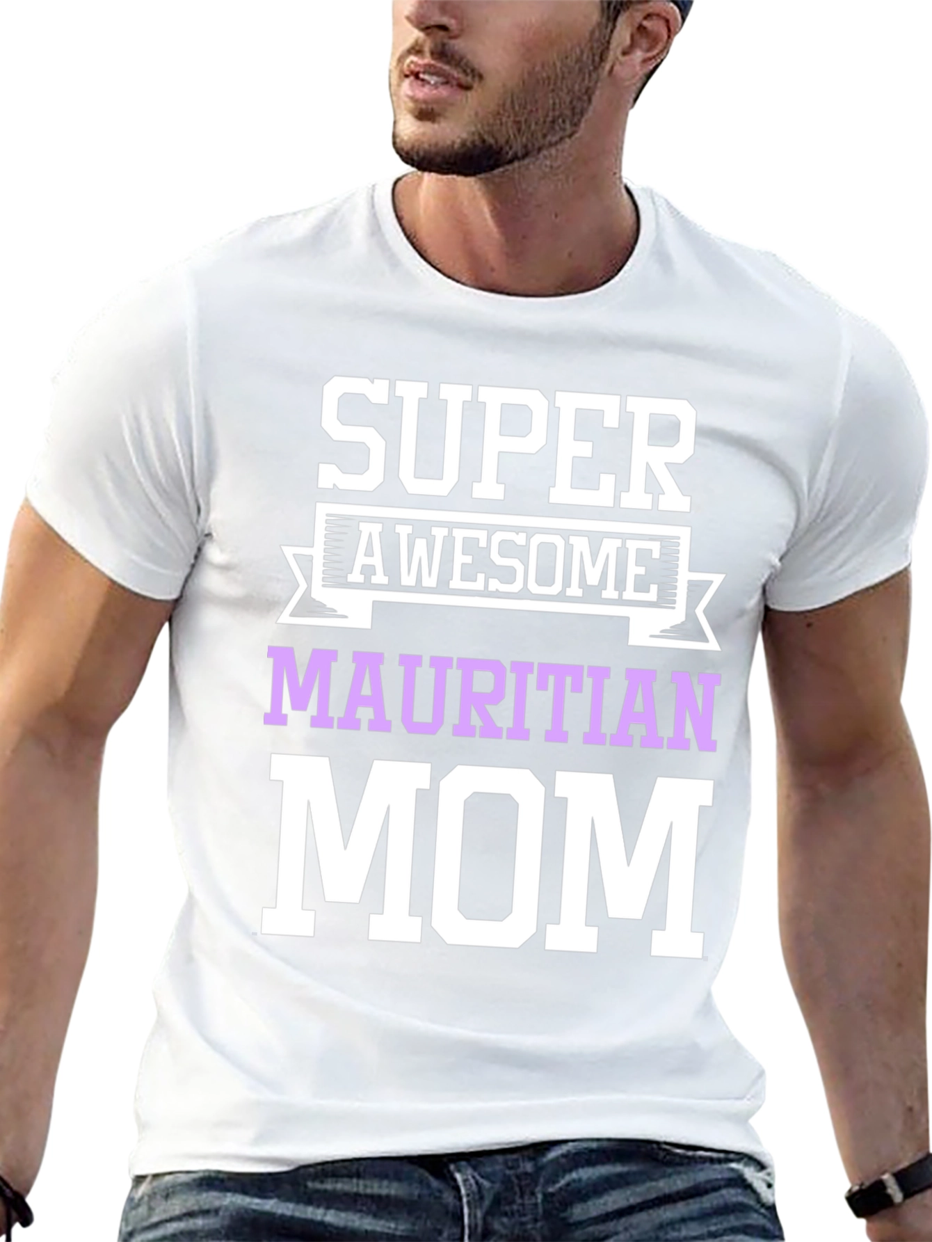Super Awesome Mauritian Mom T-Shirt