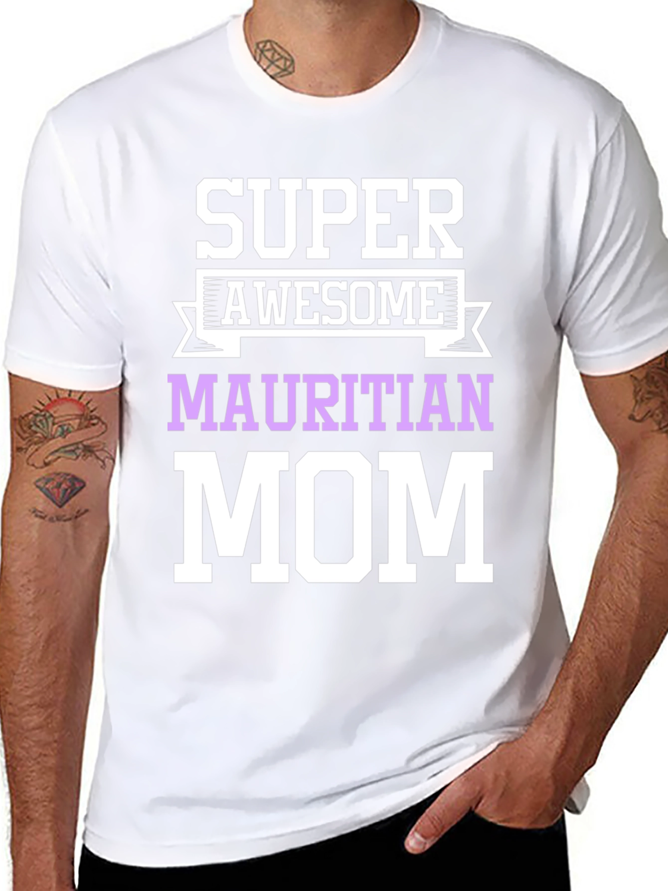 Super Awesome Mauritian Mom T-Shirt