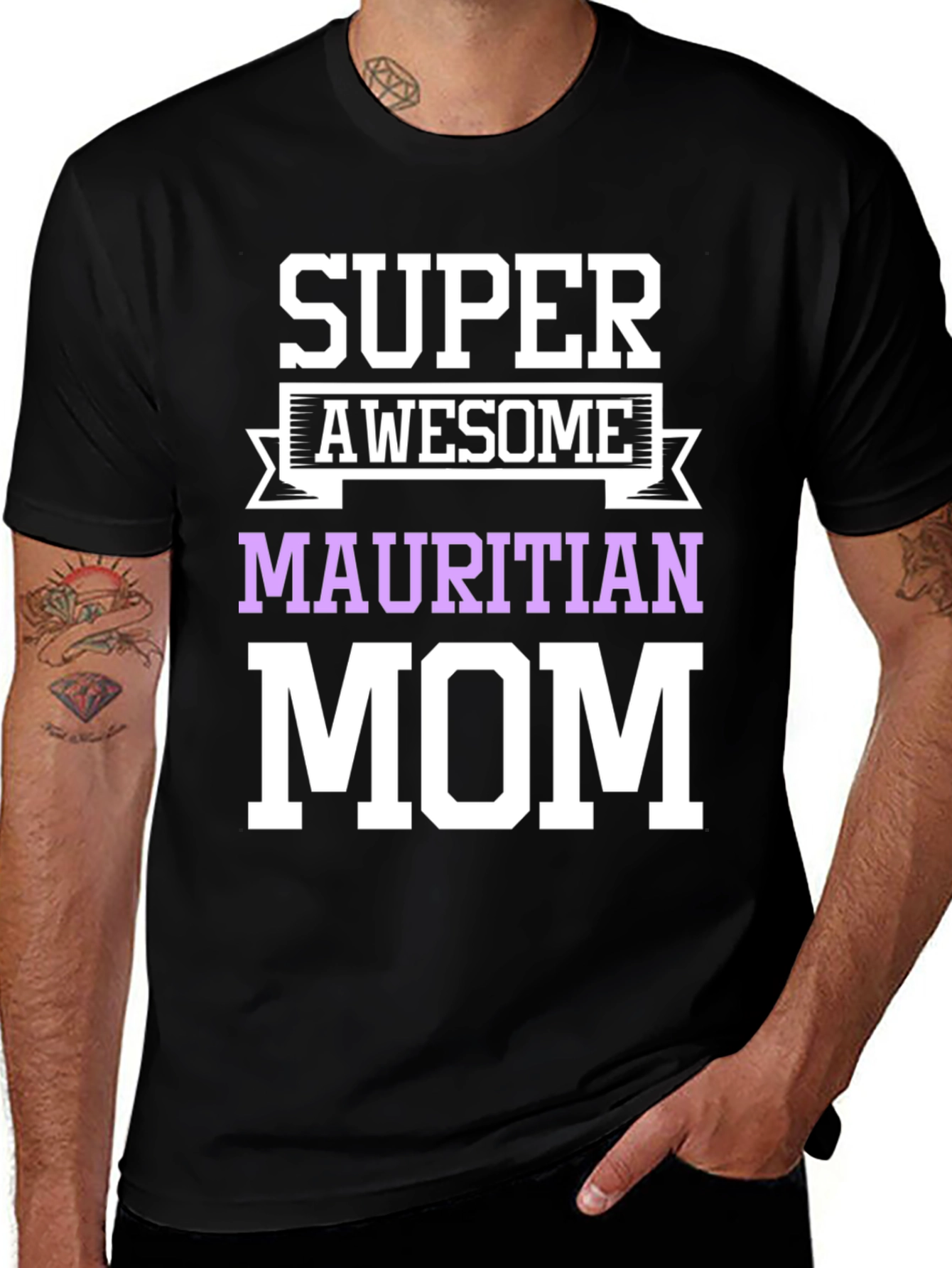 Super Awesome Mauritian Mom T-Shirt