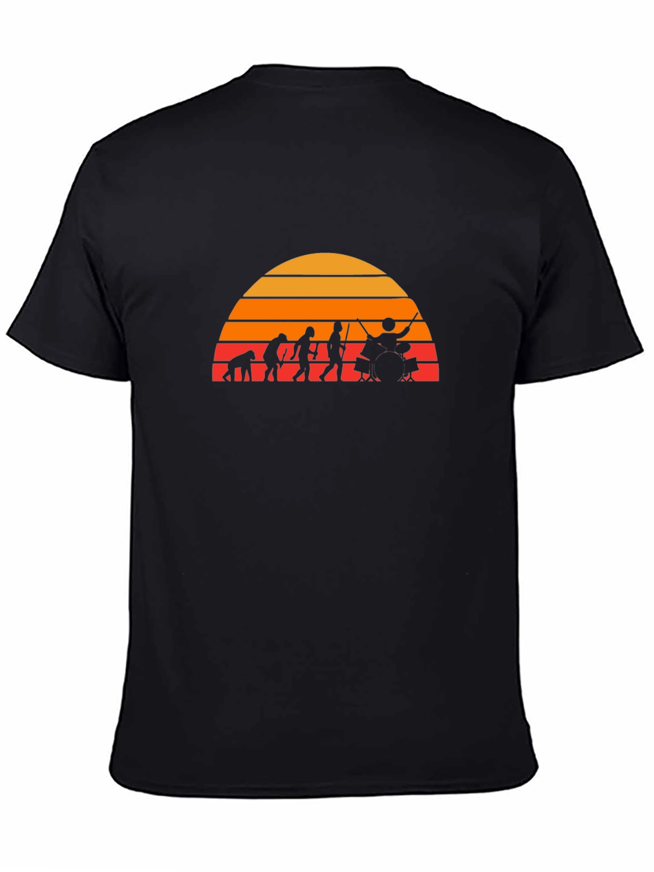 Drummer Evolution T-Shirt - Black