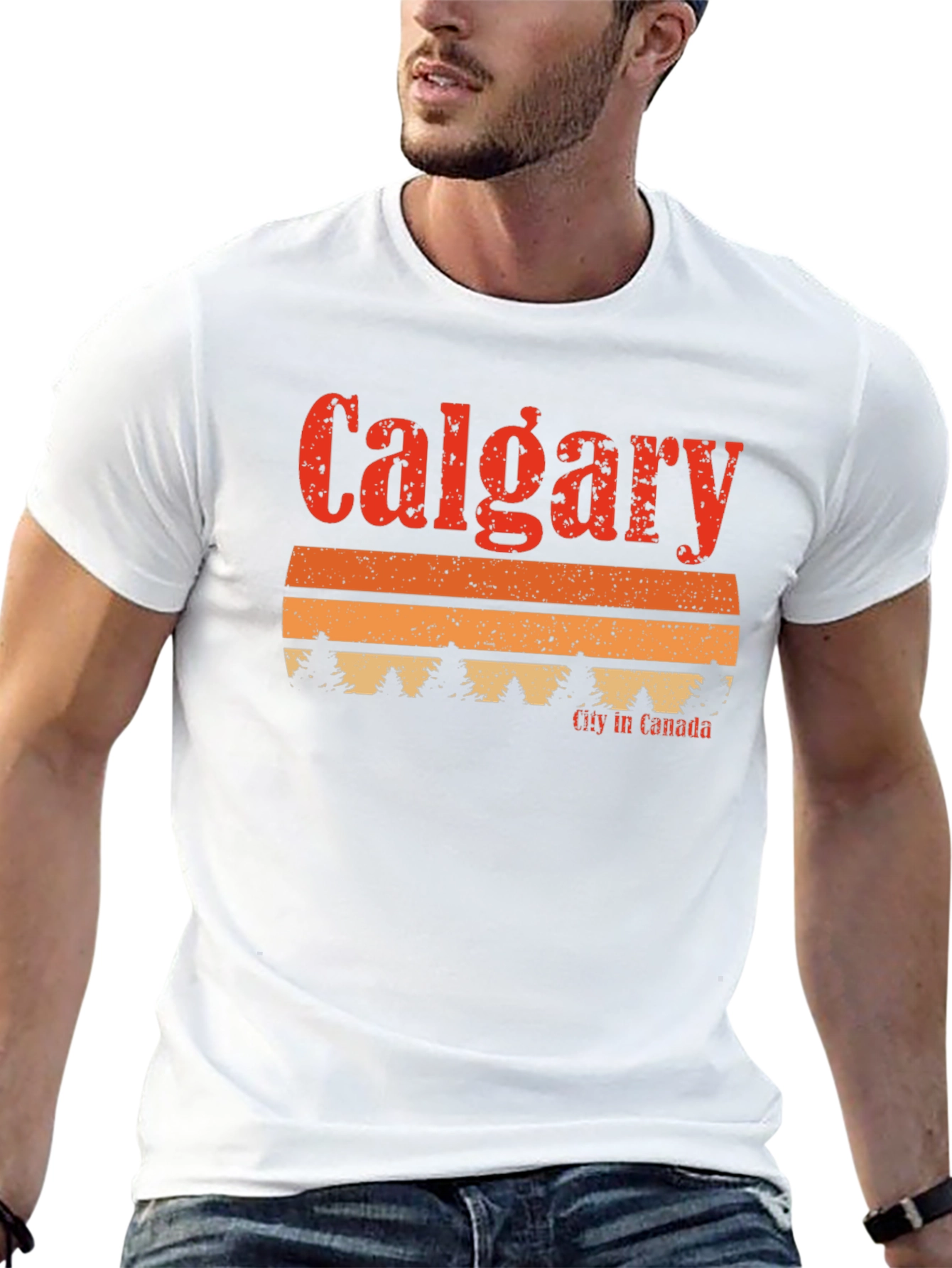 Calgary Canada Retro T-Shirt