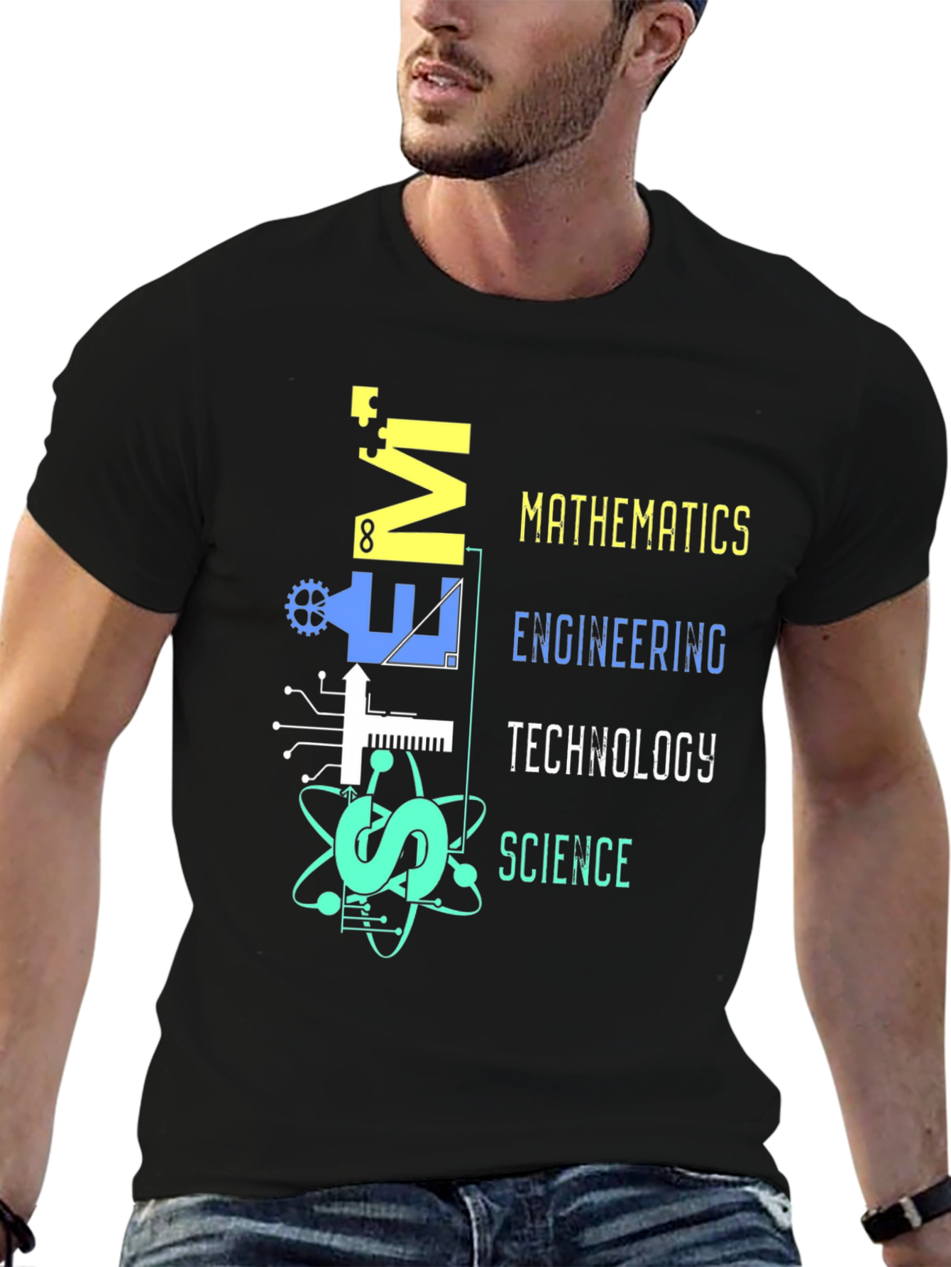 STEM T-Shirt: Mathematics Engineering Tech Science Graphic Tee