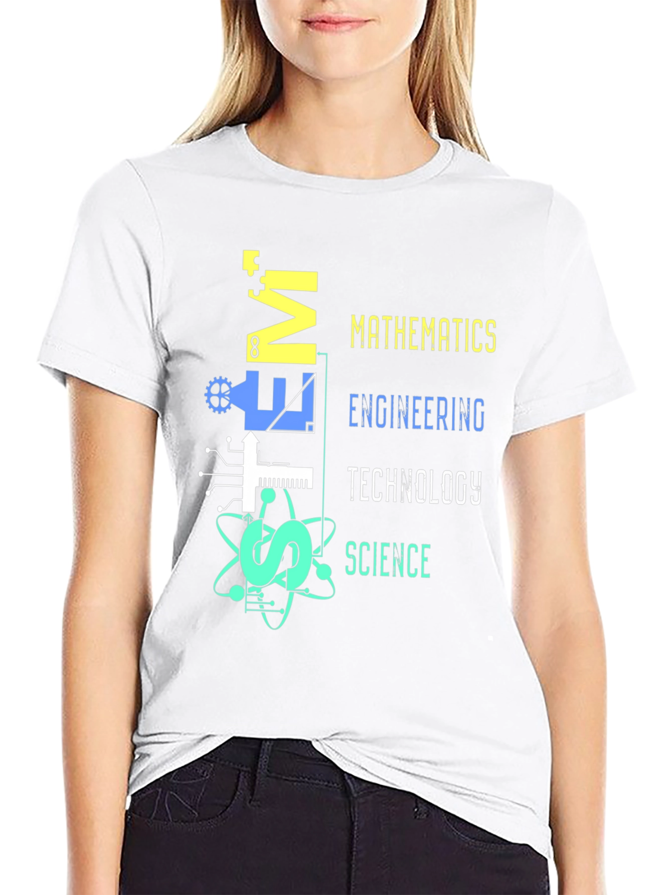 STEM T-Shirt: Mathematics Engineering Tech Science Graphic Tee
