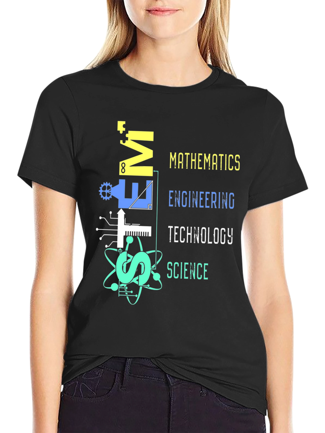 STEM T-Shirt: Mathematics Engineering Tech Science Graphic Tee