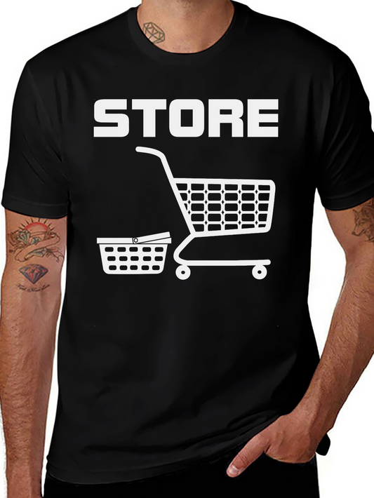 Store T-Shirt: Shopping Cart Graphic Tee