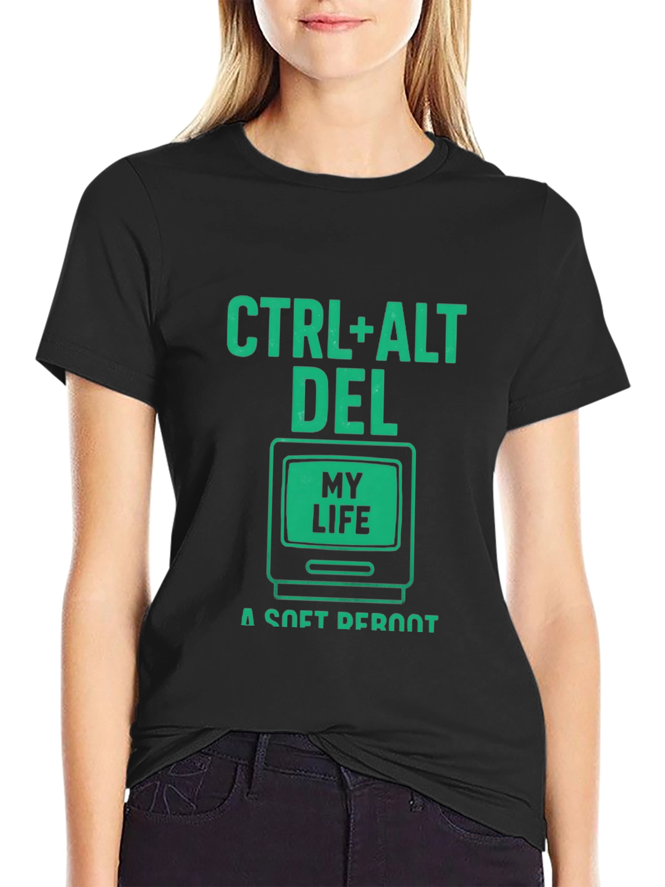 Ctrl+Alt+Del My Life T-Shirt - Soft Reboot